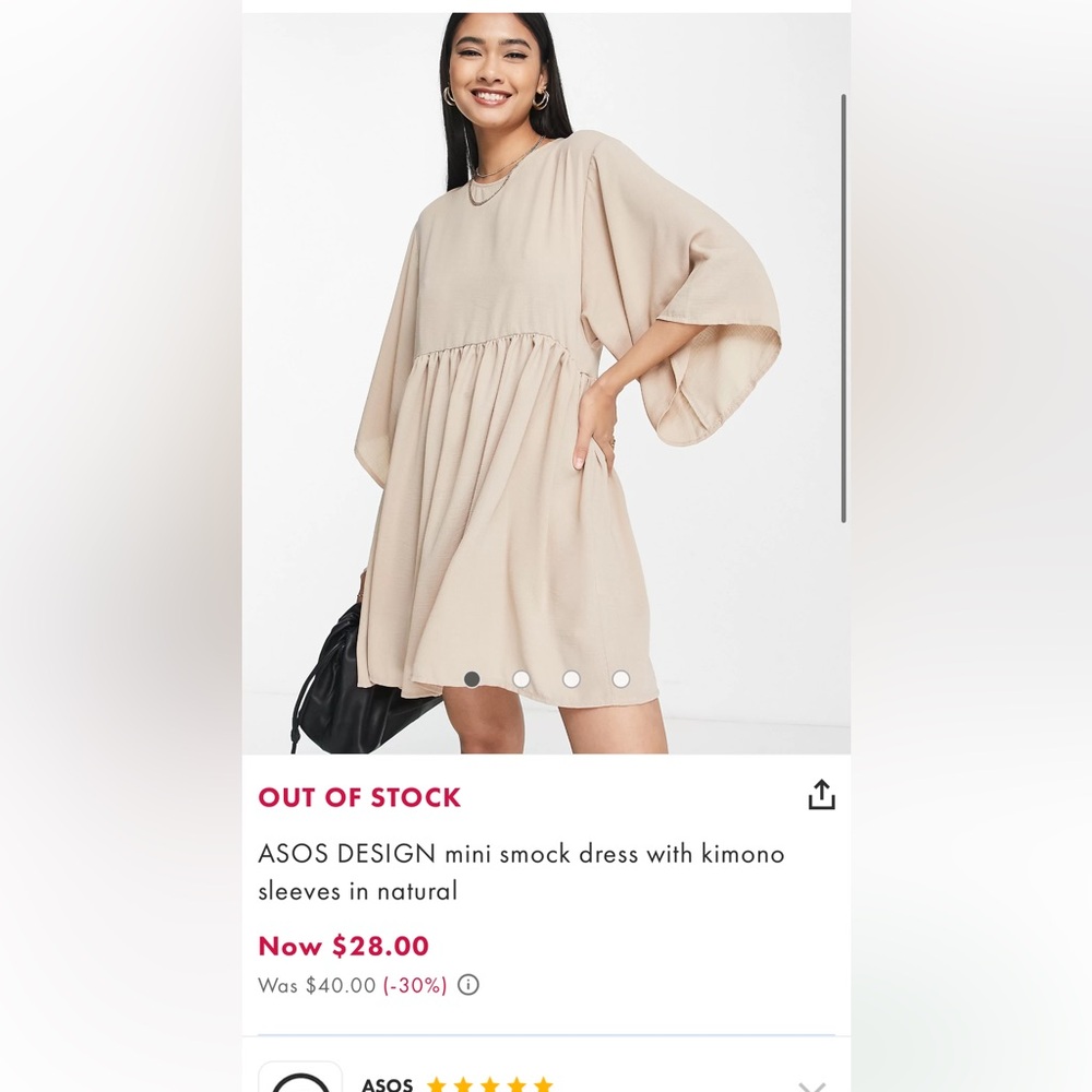 ASOS smock kimono